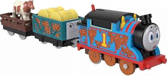 Thomas & Friends Motorized Muddy Thomas with Troublesome Truck