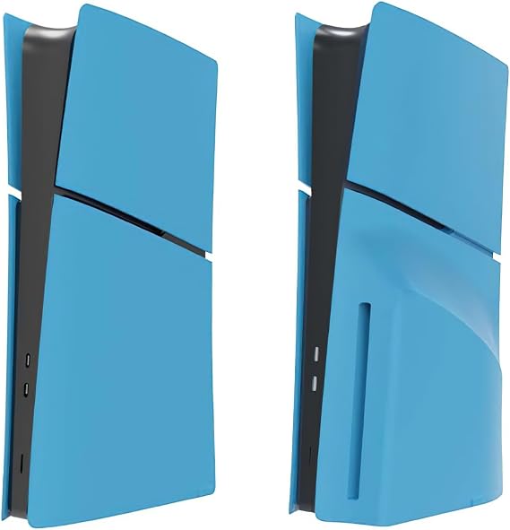 5 in 1 Slim Version Plate Cover for PS5 Disc and Digital Edition Consoles, Shell Panel, Compatible with PlayStation 5 Slim Accessories Protective Replacement Faceplate