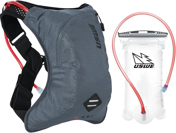 USWE Outlander XC Hydration Pack, Running, Hiking Hydration Backpack with Water Bladder (1.5L/50oz), Hydropack for Men & Women, Backpack Gear & Equipment for Cycling, MTB