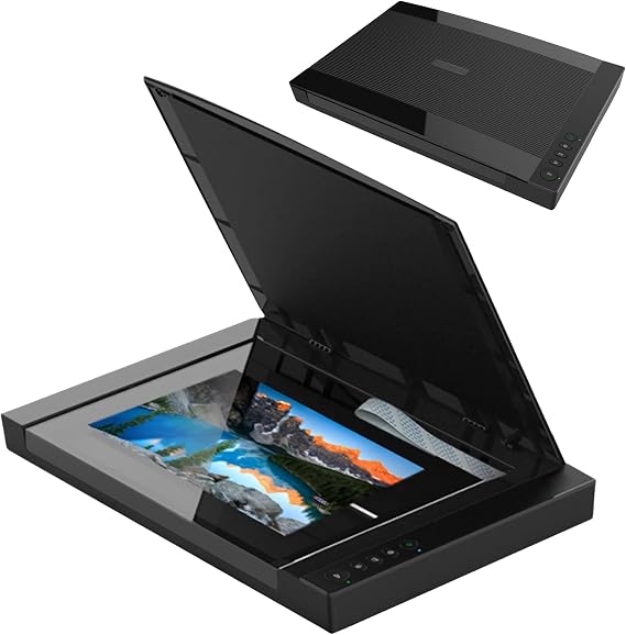 Large Format Flatbed Scanner A3 Photo ScannerScan 12"x 17" in 4 Sec Auto-Scan Document Book Scanner