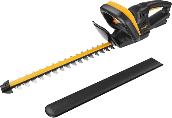 22-Inch Cordless Hedge Trimmer Compatible with DeWalt 20V MAX Battery | 5/8-Inch Cutting Capacity, Dual-Action Blade, Lightweight 4.4 Lbs, Dual Safety Switch, for Garden, Yard (Tool Only)