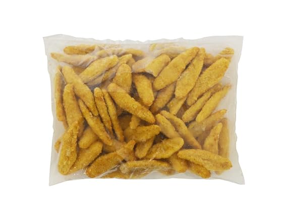 Chicken FC SmartShapes Tater Chip Tender Breast Strip Fritter, 5 pound -- 2 per case