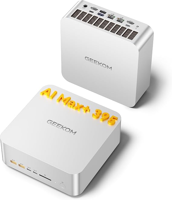 GEEKOM A9 Mega Mini PC, AMD Ryzen AI MAX 395,128GB LPDDR5X RAM+2TB SSD