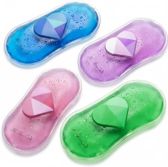 Boo Boo Ice Packs, Small Ice Packs for Injuries Hot & Cold Packs Bulk Reusable Tiny Gel Pack Cold Compress for Pain Relief