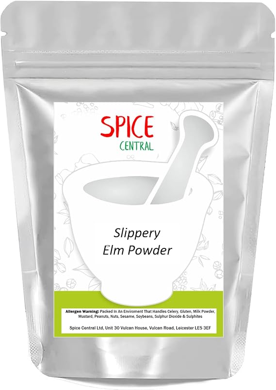 Spice Central Slippery Elm Bark Powder | Digestive Health Support Premium Quality! (50g)