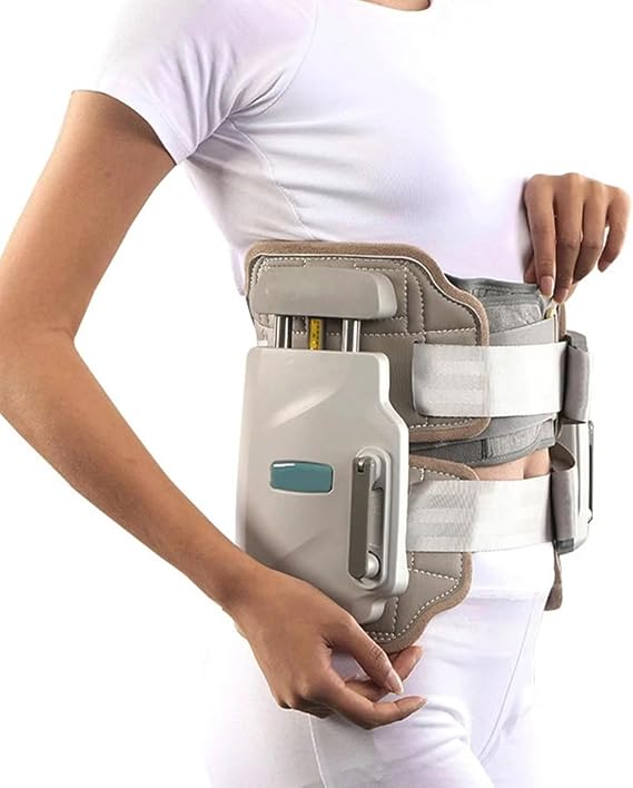 Lumbar Intervertebral Disc Traction Device, Lumbar Decompression Belt, Bilateral Synchronization/Pressure Visible, Dynamically Adjustable, Can Correct And Treat Back Problems