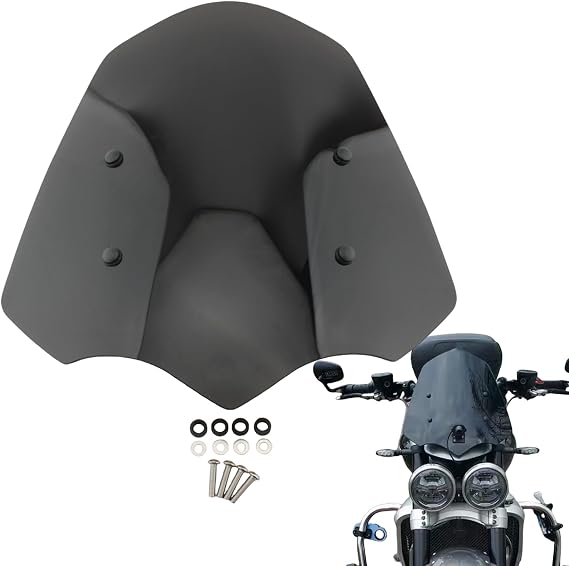 Front Windshield Windscreen Kit for Triumph Rocket 3 3R GT 2020-2024