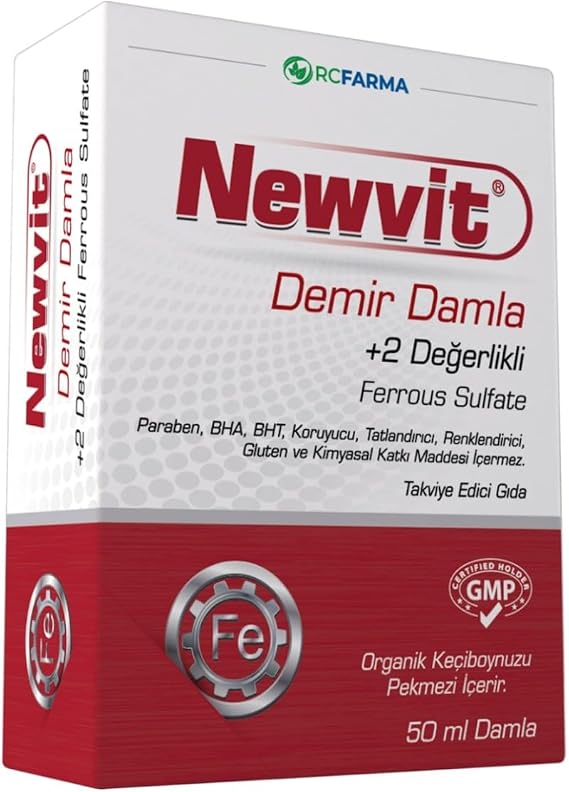 Rc Farma Newvit Demir Damla 50 ml