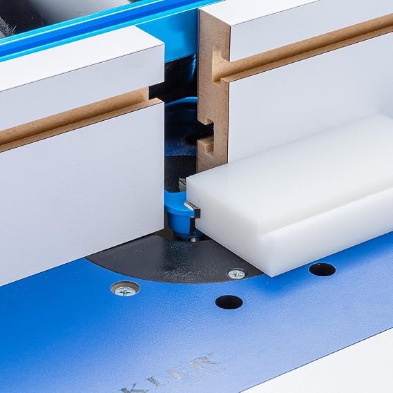 Router Bit Set-Up Jig for 22637 Drawer Lock Corner Bit