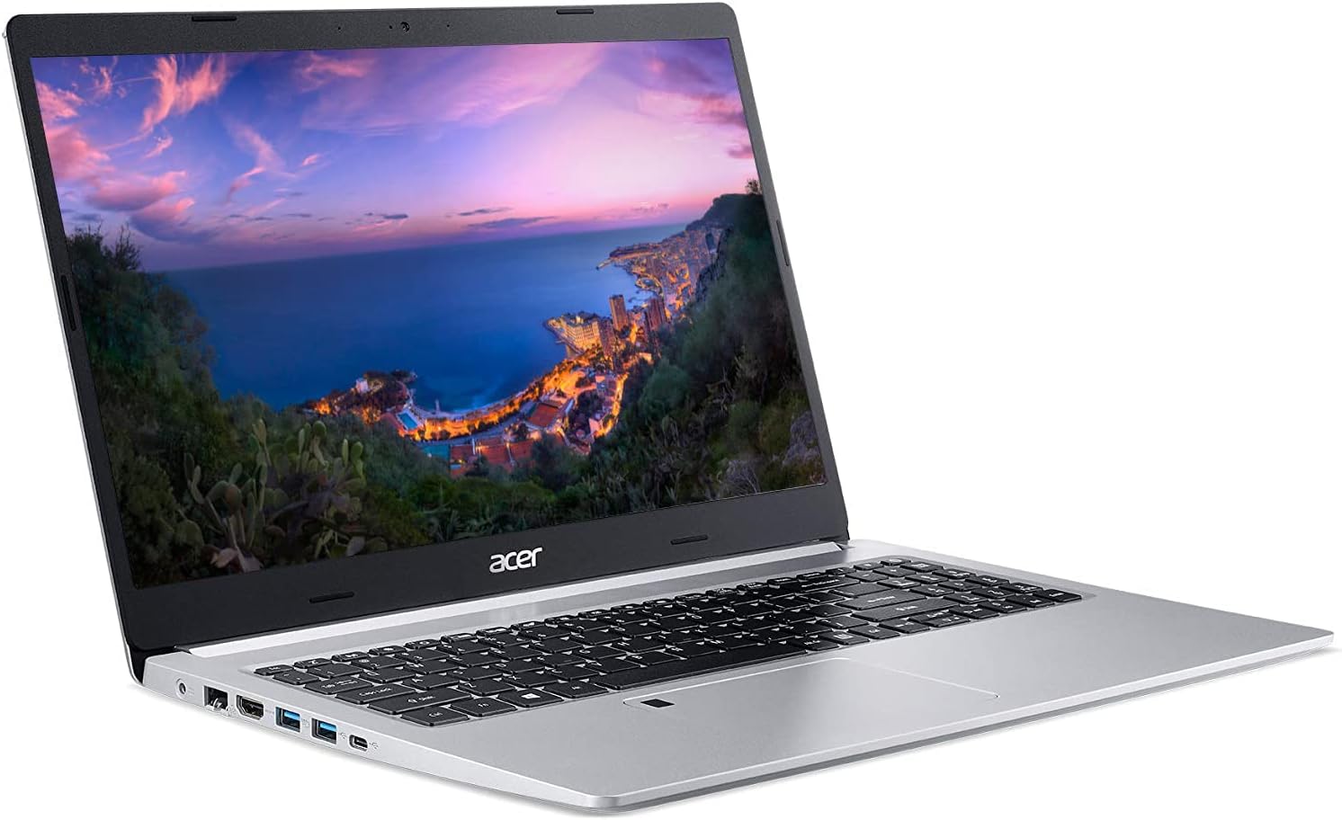 acer 2021 Aspire 5 Slim Laptop 15.6 FHD IPS, AMD Ryzen 3 3350Uup to 3.5GHz, 8GB RAM 256GB NVMe SSD, WiFi6 Fingerprint Reader Backlit KB Windows 10, Silver