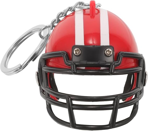 BESPORTBLE Football Helmet Keychain Football Charm Keychain Player Charm Sports Key Ring