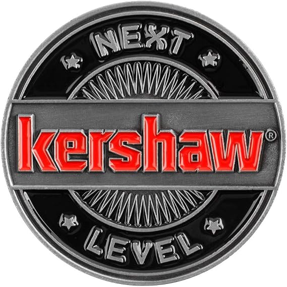 Kershaw Challenge Coin, Antique Nickel Plating