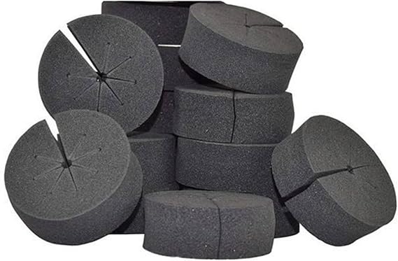 Clone Collar Insert Sprout Plant - DIY Seedling Planting Cotton, 8-Mouth Sponge, Excellent Elasticity, (48mm19mm)