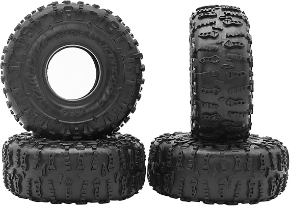 Wheel Tires 1.9 Inch Rubber Tyre 120X50MM for 1/10 RC Crawler TRX4 TRX6 Axial SCX10 AXI03007 90046 BRX10 Wheel 90018