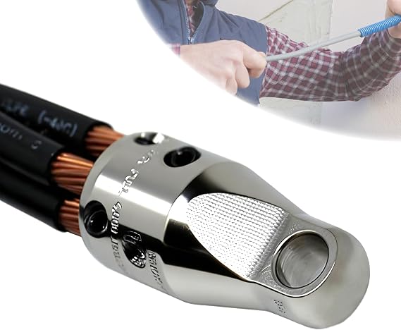 PakaLife 69705 Wire Puller,Electrical Cable Puller,Wire Pulling Tools Head For Electricians,Wire Tugger