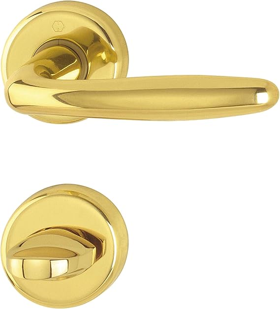 Hoppe Lever Espag Lock Set Roissy on Rundrosette, 3066806