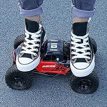 Amphibious RC Cars 1:10 Scale Large Rc Trucks 4x4 Off Road Waterproof 30 Mins Play Time Rc Cars for Adults Amphibious Remote Control Car with 2 Rechargeable Batteries