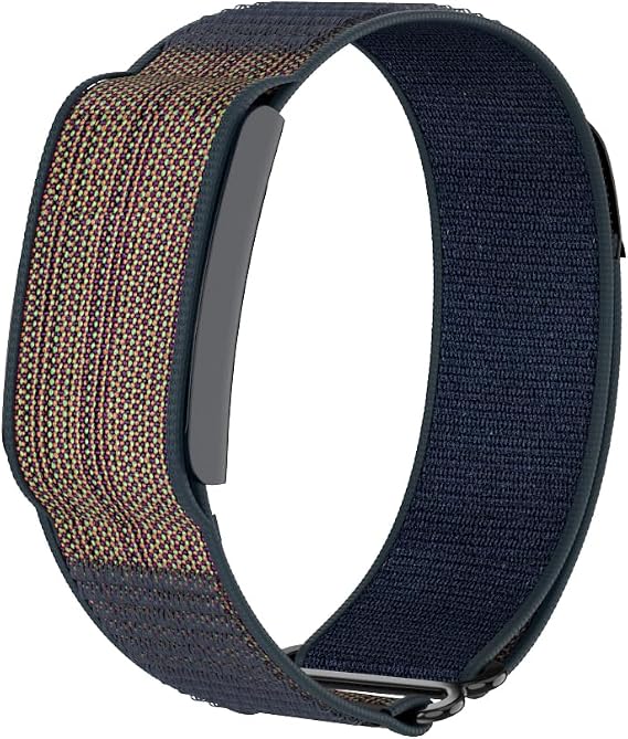 Nylon Replacement Band, Compatible with Amazfit Helio Strap (Hard Metal Case Not Included) – Adjustable, Breathable Sport Wristband for Fitness Tracker, Comfortable for All-Day Wear (Large)