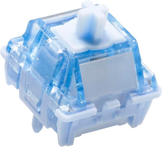KPREPUBLIC Blue Jade Magnetic Switch Blue Switch Linear for Magnetic Mechanical Keyboard 100m 3.5mm PC POM Pre Lubed 35g 50g 15mm (Blue Jade Magnetic Switch x10)