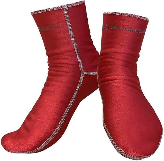 Sharkskin Chillproof Socks Large Red