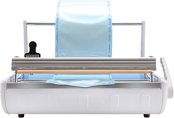 Medical Seale Machine,Automatic Dental Sealing Machine,6 Gears Temperature Adjustment,Packing Sealing Machine,Maximum Sealing Width: 250mm,for Dental,Clinic,Hospital,110V