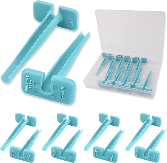 JRready ST5337 Deutsch Pin Connector Terminal Removal Tool Kit,0411-310-1605 Suitable for HD10/HD20/HD30/DT Connector 16-18 AWG Size 16 Solid Stamped Contacts Pin Extractor Tool Set 10PCS