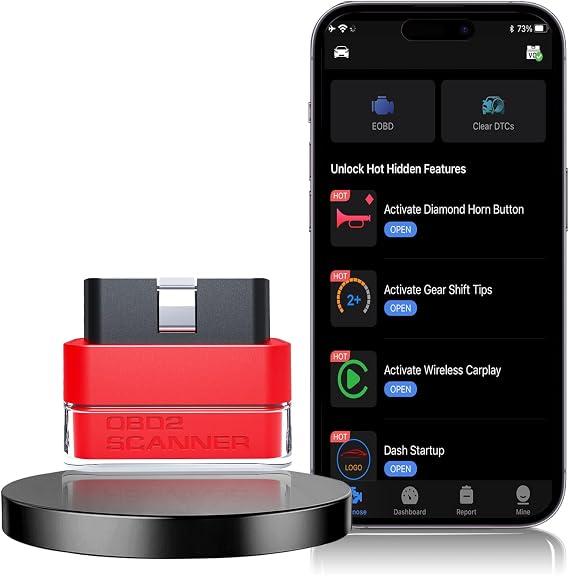 OBD2 Car Scanner Diagnostic Tool for iOS & Android