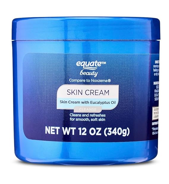 Deep Cleansing Skin Cream by Equate 12oz Compare to Noxzema Original Deep Cleansing Cream