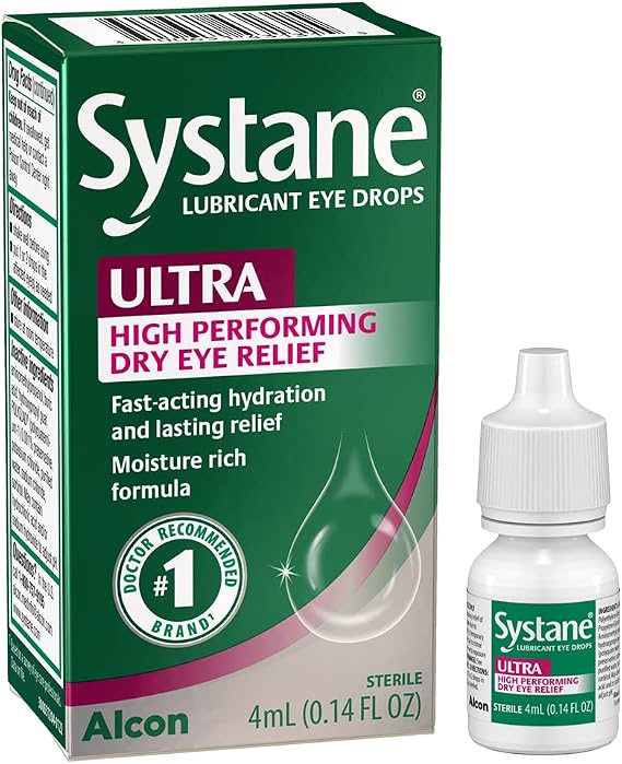 Systane Ultra Lubricant Dry Eye Drops, 0.14 Fl Oz