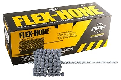 Brush Research GB334320AO Flex-Hone, 3-34 95mm Diameter, 320 Grit, Aluminum Oxide, for Aluminum, Brass, Bronze and Softer Non-Ferrous Materials