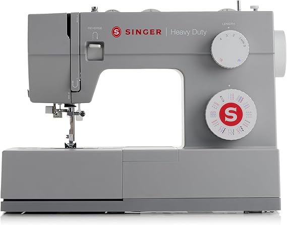 Singer 4452 (4432 + Extension Table) Heavy Duty Sewing Machine Grey