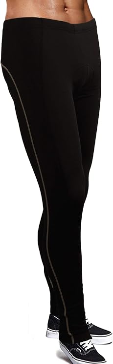 Men's 3D Gel Padded Elite Design Winter Thermal Cycling Tights Long Pants