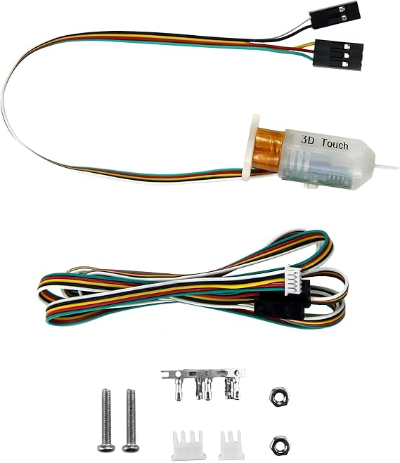 QWORK 3D BLTouch V2.0 Auto Bed Leveling Sensor with Extension Cable, Compatible with 3D Printers Ender 3/3S/V2 Ultimake2 Kossel Anycubicmega