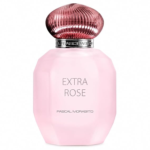 Extra Rose by Pascal Morabito for Women Eau de Parfum Spray 3.3 fl oz / 100 ml | Floral Fruity Rose Fragrance | Rhubarb, Bergamot, Rose & Peony | Musk, Vanilla & Cashmere Wood