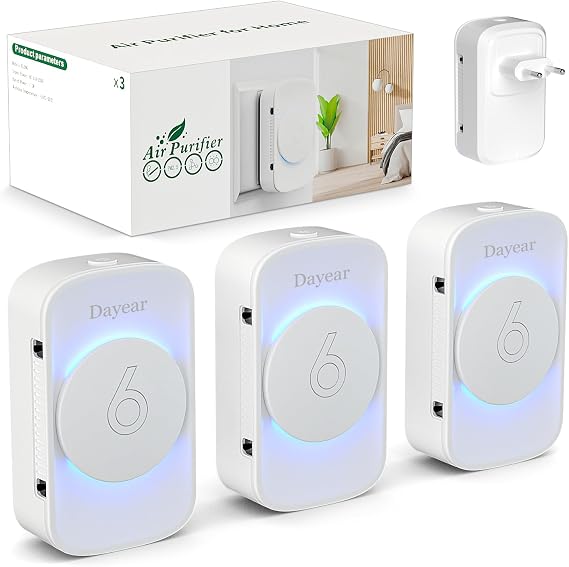 Ioniser Air Purifier Filterless 17 dB Plug & Play Air Purifier 3