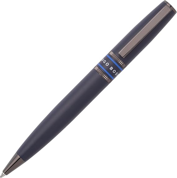 HUGO BOSS Fountain Pen Gear Minimal Black & Chrome