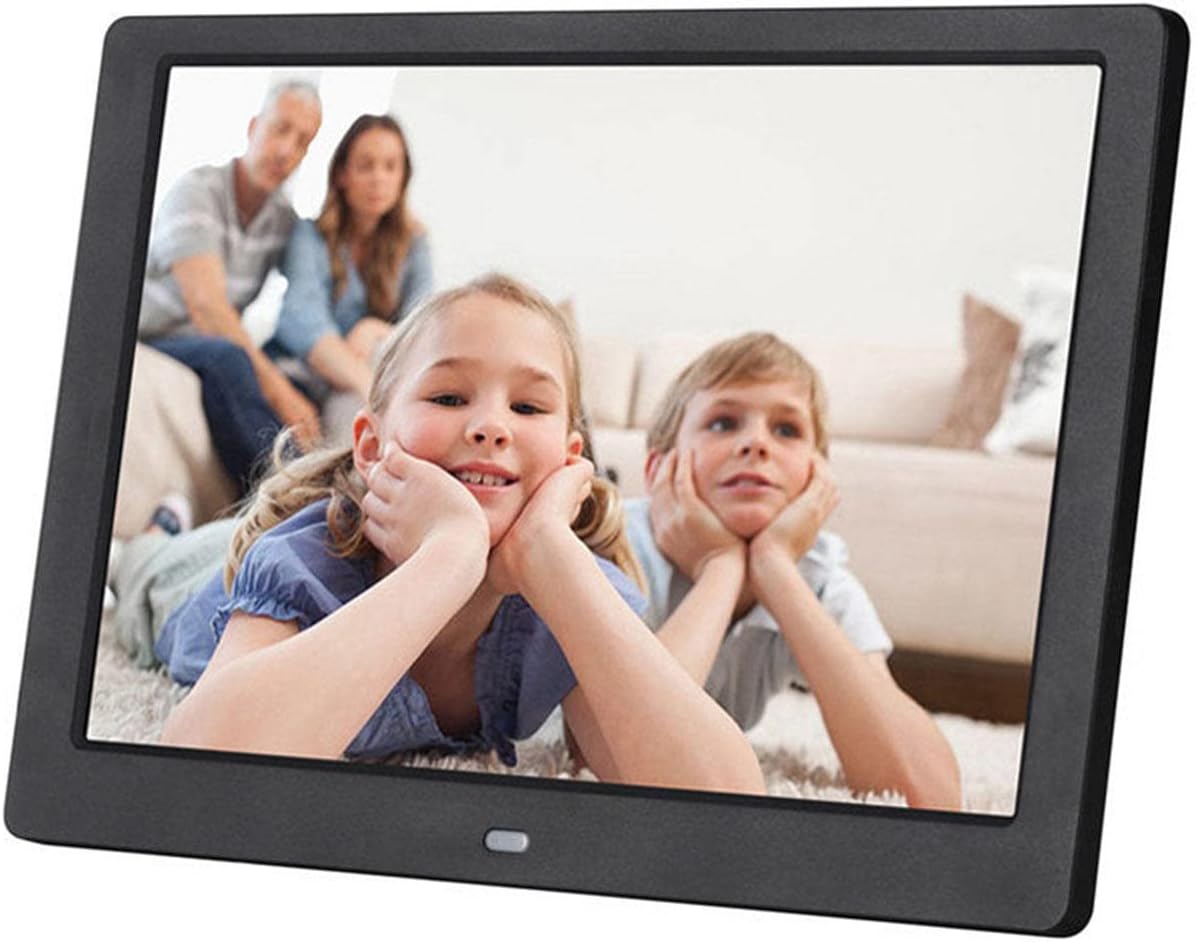 Digital Photo Frame, 10.1 Inch LED 1280800IPS HD Digital Screen, Electronic Photo Frame with Remote Control, Video Music Playing, Wall Mountable, Gift for Family