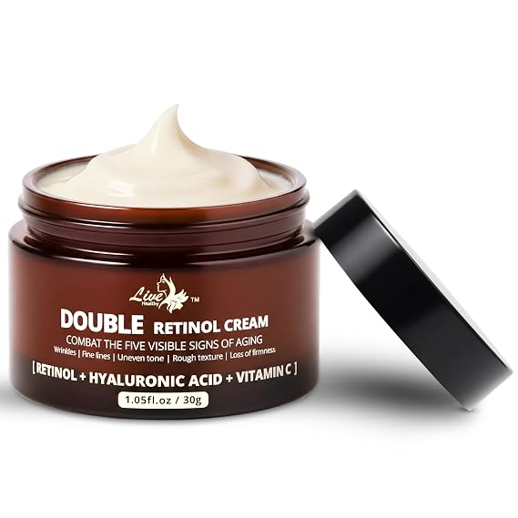 Mens Face Moisturizer Cream - Anti Aging, Wrinkle Face Cream - Mens Facial Moisturizer - Retinol, Collagen, Vitamin E | Day & Night | Eye Bags & Dark Spot Corrector Cream | Made in USA | 30g