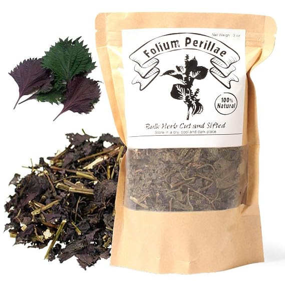 EidolonGreen [China Medicinal Herb] Perilla Frutescens (Perillae Folium/Zisuye//) Dried Loose leaves