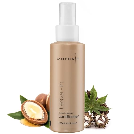 MOEHAIR Travel Leave In Conditioner Hair Detangling Spray Smoothening Hair Spray | Travel Size 3.4 Fl Oz (CON-LEAVE-3.4Fl-101) | Sulfate And Paraben Free