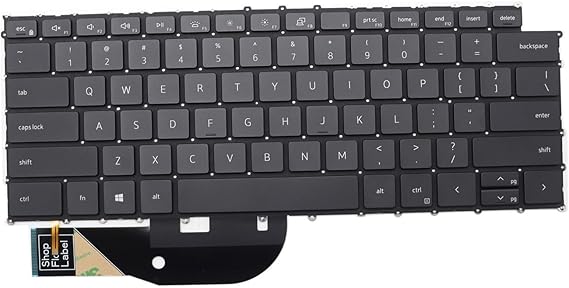 New Replacement Keyboard Compatible with Dell XPS 9500 9510 9520 P91F 9700 9710 9720 P92F Precision 5550 5560 5750 5760 2R30J 02R30J with Backlit