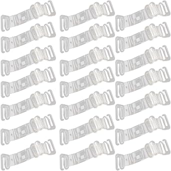 ROYHOO 10Pairs Clear Bra Straps Invisible Transparent Shoulder Bra Strap Replacement