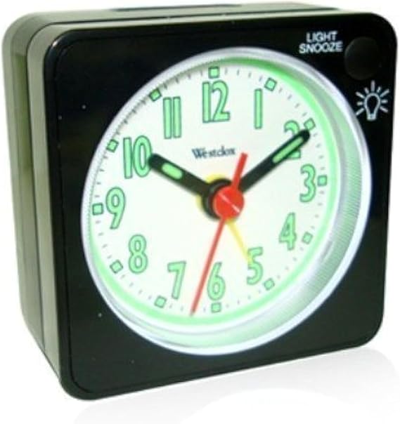 Westclox 47370 Quartz Analog Clock Black