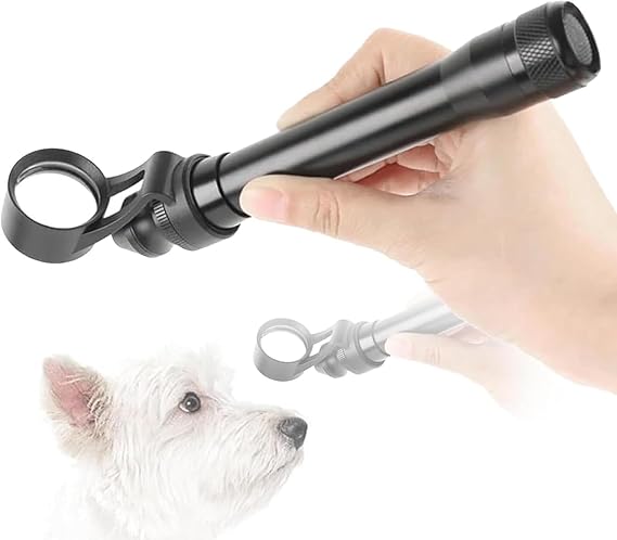 Handheld Optical Slit Lamp Microscope, Portable Led Pet Slit Lamp Microscope, Slit Adjustable, 5x Magnification, Ophthalmic Equipment For Pet Hospitals, Ophthalmologic, Lab, Schools