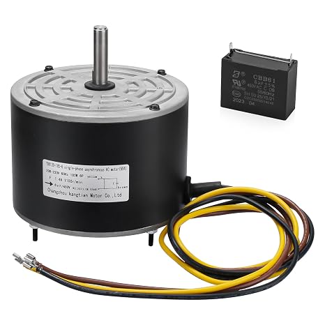 5KCP39EGS070S Condenser Fan Motor Replacement for Genteq Dayton 6DLL0 Carrier 5KCP39EGY823S G3905, Air Conditioner Fan Motor with 1/4HP 208-230V