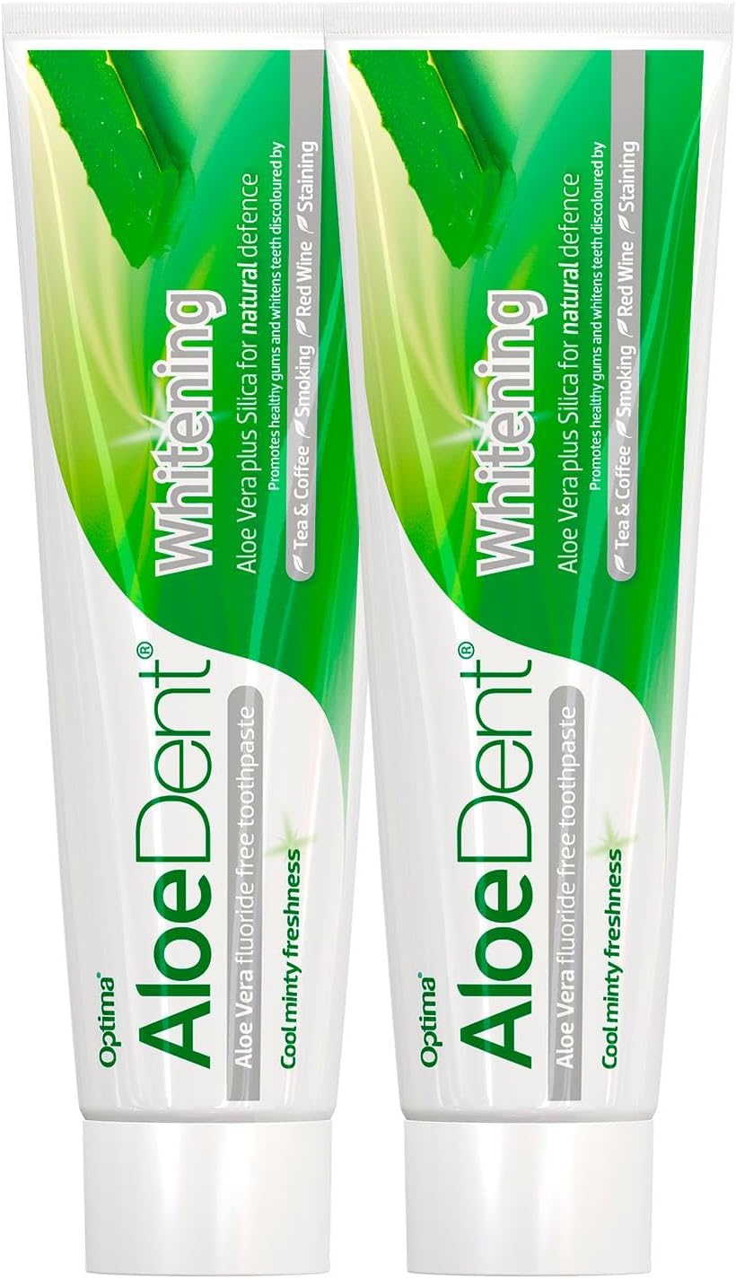 Extra Whitening Toothpaste with Aloe Dent Miracle Aloevera, 100 ml x 2 Pieces
