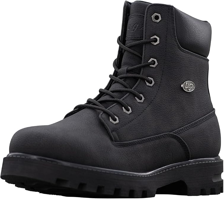 Lugz Men's Empire Hi Classic 6-inch Chukka Boot, Black, 9.5 M