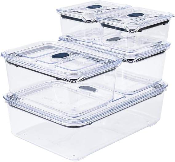 Latchlok Click 10 Piece Food Storage Container Set, Storm