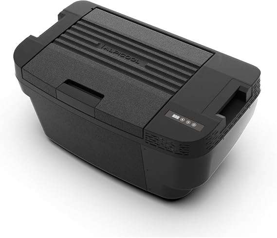 Alpicool TSL35 Portable Car Refrigerator for Tesla Model Y 2024, 37qt(35L) Car Freezer, Fast Cooling Fridge -4F~68F, 12/24V DC for Outdoor, Camping