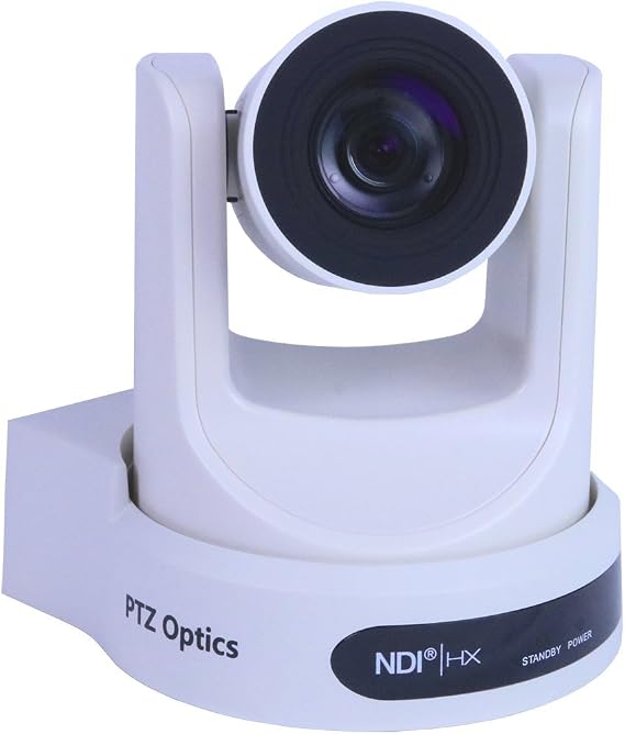 PTZOptics 30X-NDI 1080p Indoor Network Broadcast Camera - White